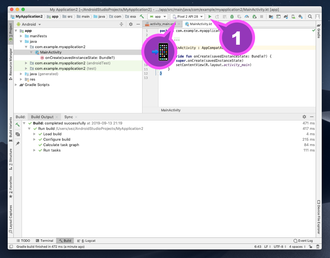 Click Create Project